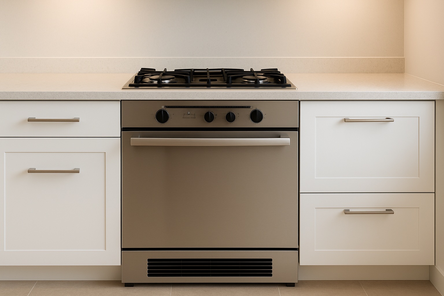 Lava-louça embaixo do cooktop