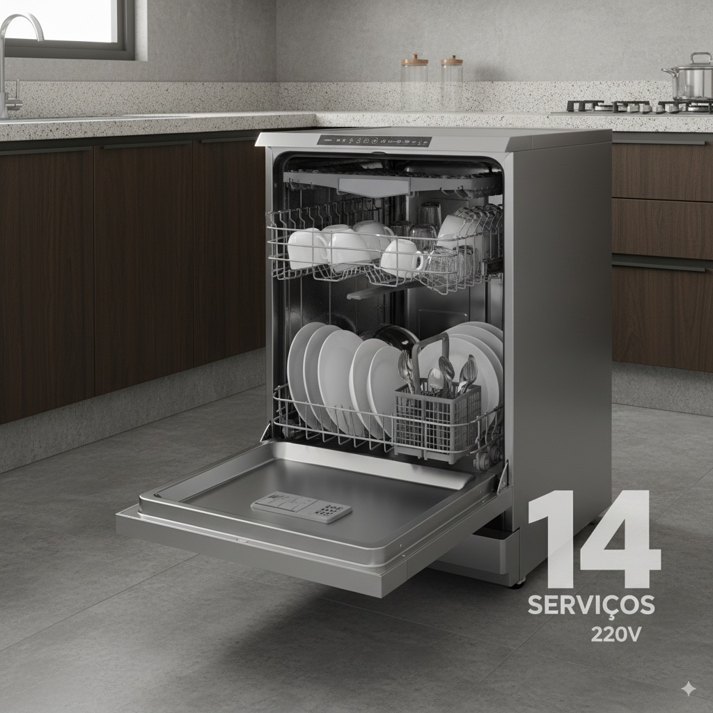 lava louça 14 serviços 220v